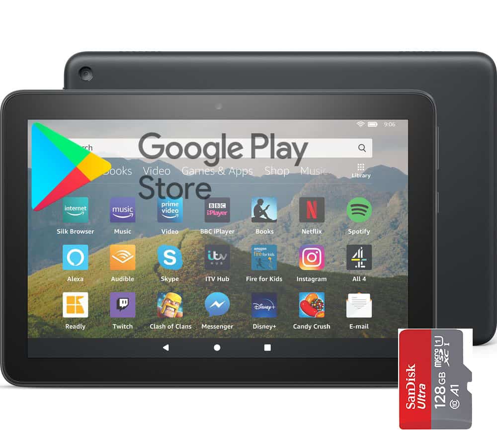 play store fire hd 10